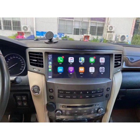 Free Shipping 12.3”  T10 knobless Headunit / Infotainment 4+64G / 6+128G Radio Audio GPS Navigation Nav For Lexus LX570 2008-2014