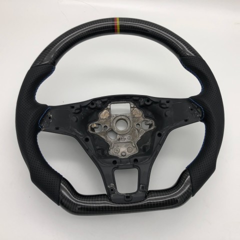 Free Shipping Customize Carbon Fiber Steering Wheel Replacement Parts For Audi Q7 2016 2017 2018 2019