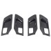 Free Shipping Carbon Style Inner Side Door Handle Bowl Cover Trim 4pcs For Dodge Ram 1500 2019-2021