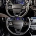 Free Shipping Interior ABS Carbon Style Steering Wheel Cover Trim For Ford Bronco Sport CX430 2021-2022