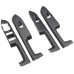 Free Shipping Carbon Style Door Armrest Lift Frame Cover Trim For Ford Bronco Sport CX430 2021-2022