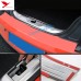 Inner Rear Bumper Protector Sill Plate Trim 3pcs for Ford Mustang 2015-2019