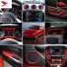 Free Shipping Left Hand Drive! 35pcs red Interior decoration for ford mustang 2015-2019