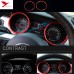 Free Shipping Left Hand Drive! 35pcs red Interior decoration for ford mustang 2015-2019