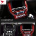 Free Shipping Left Hand Drive! 35pcs red Interior decoration for ford mustang 2015-2019