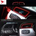 Free Shipping Left Hand Drive! 35pcs red Interior decoration for ford mustang 2015-2019