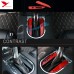 Free Shipping Left Hand Drive! 35pcs red Interior decoration for ford mustang 2015-2019