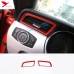 Free Shipping Left Hand Drive! 35pcs red Interior decoration for ford mustang 2015-2019