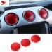 Free Shipping Left Hand Drive! 35pcs red Interior decoration for ford mustang 2015-2019