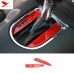 Free Shipping Left Hand Drive! 35pcs red Interior decoration for ford mustang 2015-2019