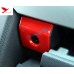 Free Shipping ABS Interior Storage Box Handle Cover Trim 1pcs For Ford Mustang 2015 - 2019