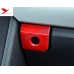 Free Shipping ABS Interior Storage Box Handle Cover Trim 1pcs For Ford Mustang 2015 - 2019