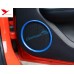 Free Shipping ABS Interior Side Door Speaker Ring Cover Trim 2pcs For Ford Mustang 2015 - 2019