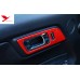 ABS Inner Interior Door Handle Bowl Cover Trim 2pcs For Ford Mustang 2015 - 2019