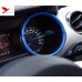 Free Shipping ABS Interior Dashboard Meter Ring Cover Trim 2pcs For Ford Mustang 2015 - 2019