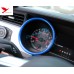 Free Shipping ABS Interior Dashboard Meter Ring Cover Trim 2pcs For Ford Mustang 2015 - 2019