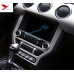 Free Shipping Interior Dashboard Navigation Panel Cover Trim 1pcs For Ford Mustang 2015 - 2019