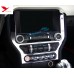 Free Shipping Interior Dashboard Navigation Panel Cover Trim 1pcs For Ford Mustang 2015 - 2019