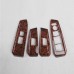 Free Shipping ABS Agate Style Decoration Accessories Car Interior Gear Cover Trims For Honda Accord 8Th 2008-2012