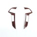 Free Shipping ABS Wood Grain Decoration Accessories Car Interior Gear Cover Trims For Honda Accord 8Th 2008-2012