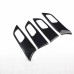 Free Shipping ABS Carbon Style Decoration Accessories Car Interior Gear Cover Trims For Honda Accord 9Th/9.5Th 2013-2017