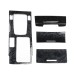 Free Shipping ABS Black Wood Grain Decoration Accessories Car Interior Gear Cover Trims For Honda Accord 9Th 2013-2015