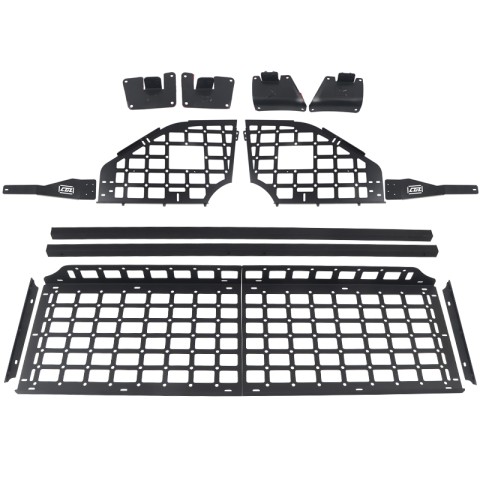 Free Shipping Black Style Storage panel shelf Middle Shelf Kit For TOYOTA Highlander 2015-2019