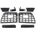 Free Shipping Black Style Side Hanging Boards / Middle Shelf Kit For Isuzu MU-X 2013-2019