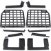 Free Shipping Black Style Storage Panel Shelf Middle Shelf Kit For Jeep Wrangler (JL) 4dr 2018-2022 (NOT Fit with Subwoofer)