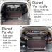 Free Shipping Black Style Storage panel shelf Middle Shelf Kit For Mitsubishi Pajero V93/V97 2015-2019