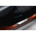 Free Shipping Plastic Outer Door Sill Scuff Plate Cover Trim 4pcs For Peugeot 3008 Access / Active / Allure / GT 2016 2017 2018