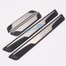 Free Shipping Plastic Outer Door Sill Scuff Plate Cover Trim 4pcs For Peugeot 3008 Access / Active / Allure / GT 2016 2017 2018