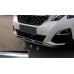 Front + Rear Bumper Protector Skid Plate 2pcs For Peugeot 3008 Access / Active / Allure / GT 2016 2017 2018