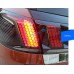 Free Shipping Rear Tail Light Honeycomb Style Stickers Cover Trim For Peugeot 3008 Access / Active / Allure / GT 2016 2017 2018