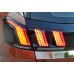 Free Shipping Rear Tail Light Honeycomb Style Stickers Cover Trim For Peugeot 3008 Access / Active / Allure / GT 2016 2017 2018