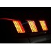 Free Shipping Rear Tail Light Honeycomb Style Stickers Cover Trim For Peugeot 3008 Access / Active / Allure / GT 2016 2017 2018