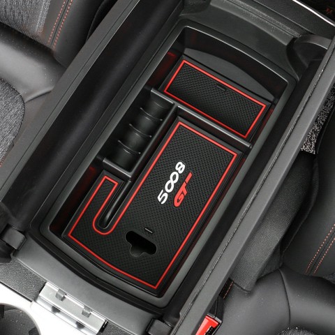 1*Accessories Armrest Console Central slot storage Box for   Peugeot 5008 2017