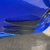 Free Shipping Front Bumper Fog Light Side Strip Cover Molding Trim ABS Carbon Style 6pcs For Subaru WRX STI 2015-2021 