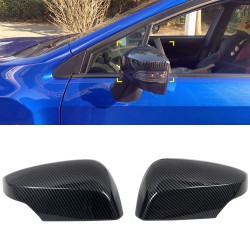 Free Shipping ABS Carbon Style Car Review Side Mirror Cap Cover 2pcs For Subaru WRX STi 2015-2021(Only Fit STI Version)