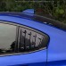 Free Shipping ABS Rear Window Scoop Louvers Cover 2pcs For Subaru WRX STi 2015-2021