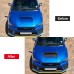 Free Shipping ABS Carbon Style Front Bonnet Hood Vent Cover Trim 1pc For Subaru WRX STI 2015-2021