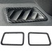 Free Shipping ABS Carbon Style Dashboard Console Upper A/C Air Vent Cover Trim 2pcs For Subaru WRX STi 2015-2021