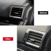 Free Shipping ABS Carbon Style Dashboard Console Side A/C Air Vent Cover Trim 2pcs For Subaru WRX STi 2015-2021