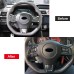 Free Shipping ABS Carbon Style Interior Steering Wheel Cover Trim 3pcs For Subaru WRX STi 2016-2019(NOT Fit Turbo CVT)