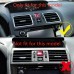 Free Shipping ABS Carbon Style Middle Air Vent Outlet Cover Trim For Subaru WRX / WRX STI 2015-2021