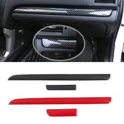 Free Shipping ABS Dashboard Center Console Stripe Trim For Subaru WRX STI 2015-2021