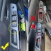 Free Shipping ABS Carbon Style Interior Window Switch Regular Cover Trim 4pcs For Subaru WRX STi 2015-2021