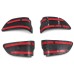 Free Shipping ABS Carbon Style Inner Handle Bowl Frame Trim For Subaru WRX STI 2015-2021