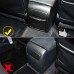 Free Shipping ABS Carbon Style Center Console Armrest Air Vent Cover Trim Kit ABS 2pcs for Subaru WRX STI 2015 2016 2017 (Not Fit 2018 Model)