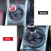 Free Shipping ABS Carbon Style Gear Console Cover Ring Trim 1pcs for Subaru WRX STI 2015-2021 (Only Fit STI, Not Fit WRX Base, Premium, Limited)